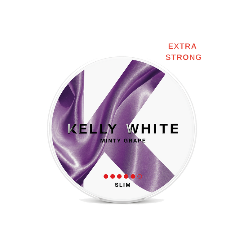 Kelly White Minty Grape Slim Extra Strong