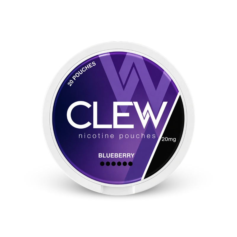 CLEW Blueberry 20mg – nikotino pagalvėlių skardinė