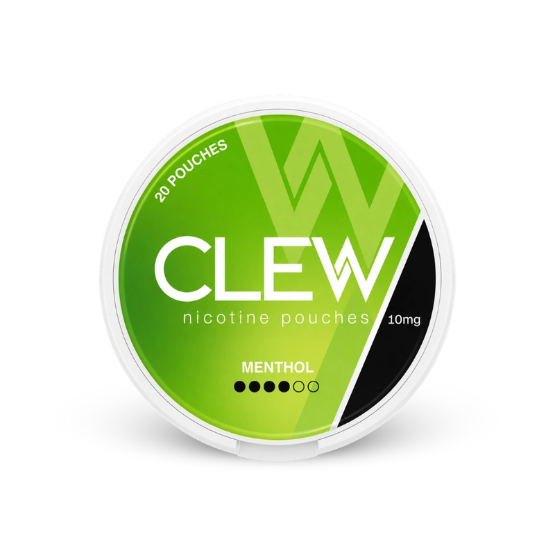 CLEW Menthol 10mg – nikotino pagalvėlių dėžutė
