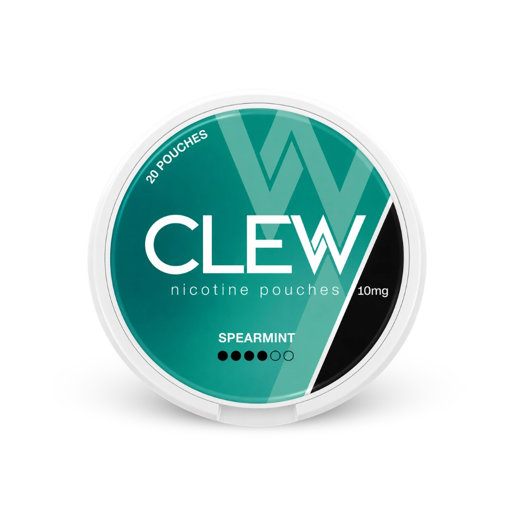 CLEW Spearmint 10mg – nikotino pagalvėlių skardinė