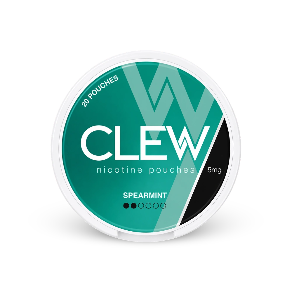 CLEW Spearmint 5mg – nikotino pagalvėlių skardinė