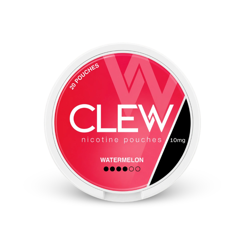 CLEW Watermelon 10mg – nikotino pagalvėlių skardinė
