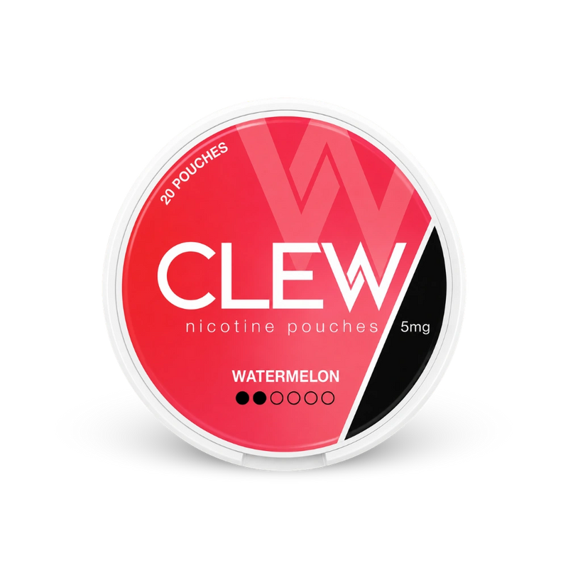 CLEW Watermelon 5mg – nikotino pagalvėlių skardinė