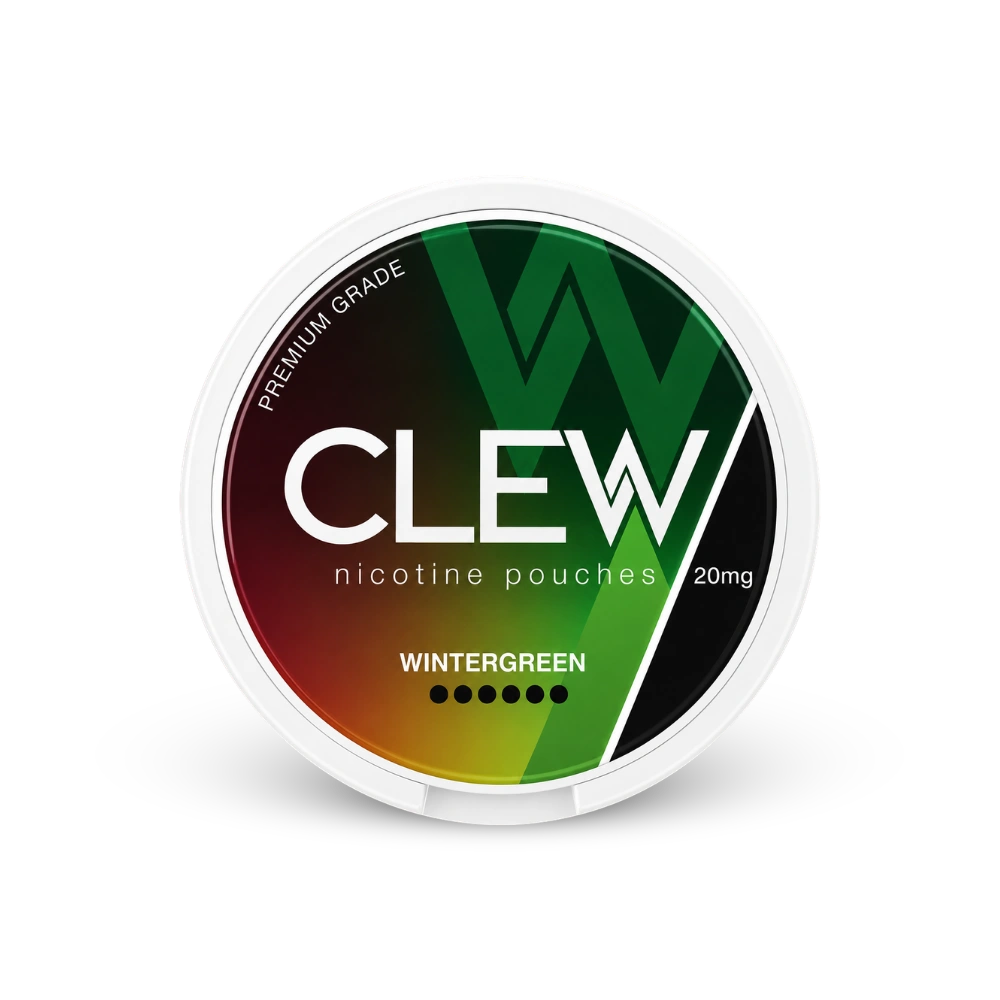 CLEW Wintergreen 20mg – nikotino pagalvėlių dėžutė