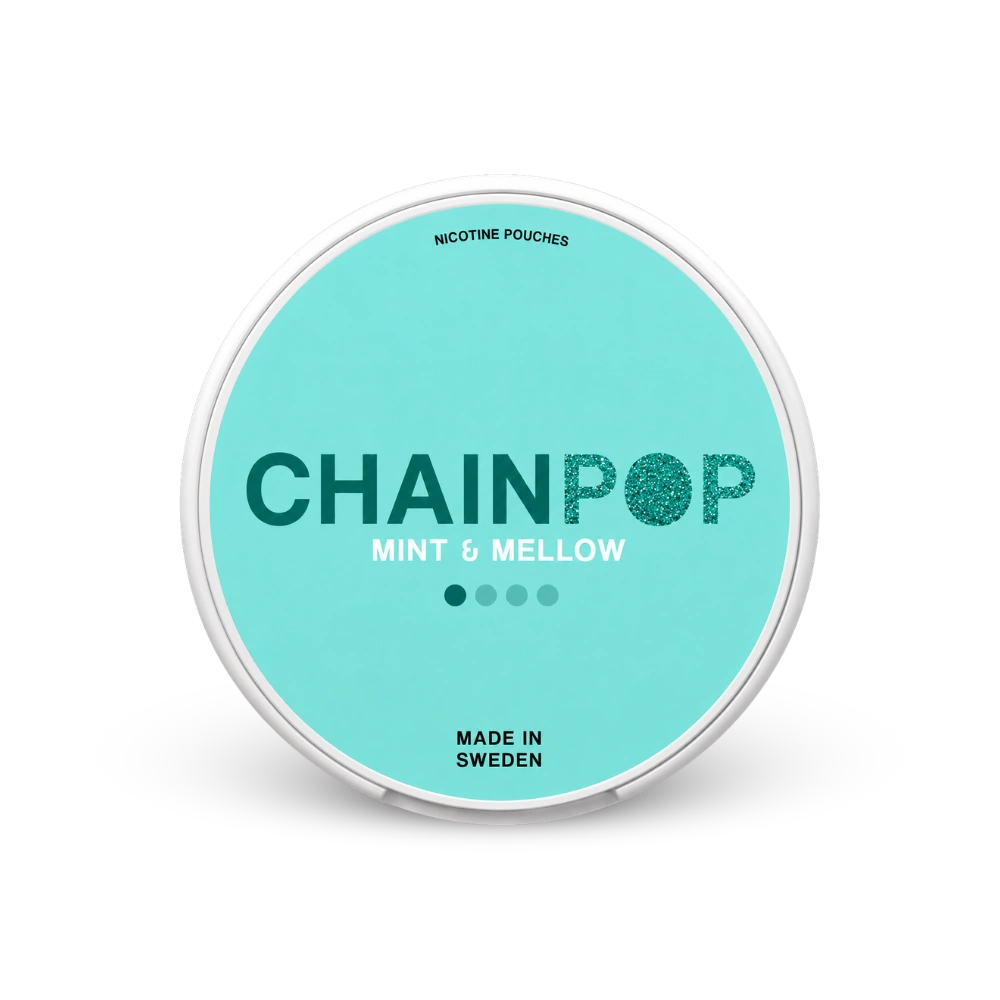 Chainpop Mint & Mellow – nikotino pagalvėlių skardinė