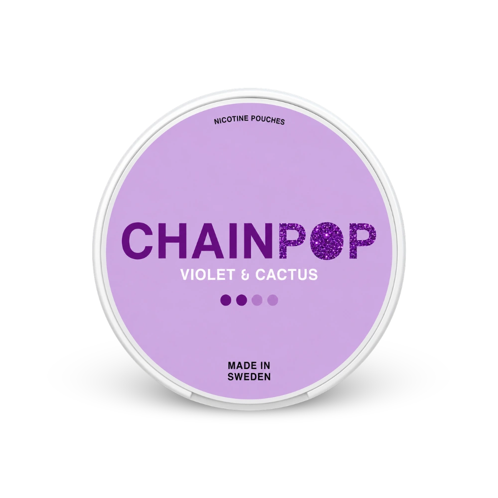 Chainpop Violet Cactus – nikotino pagalvėlių skardinė