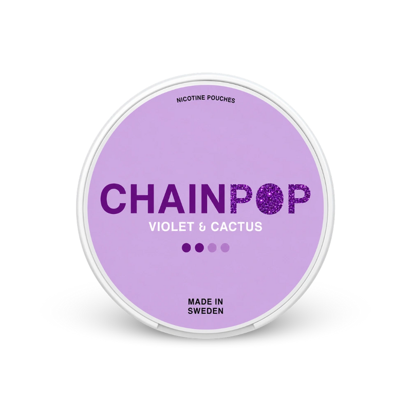 Chainpop Violet Cactus – nikotino pagalvėlių skardinė