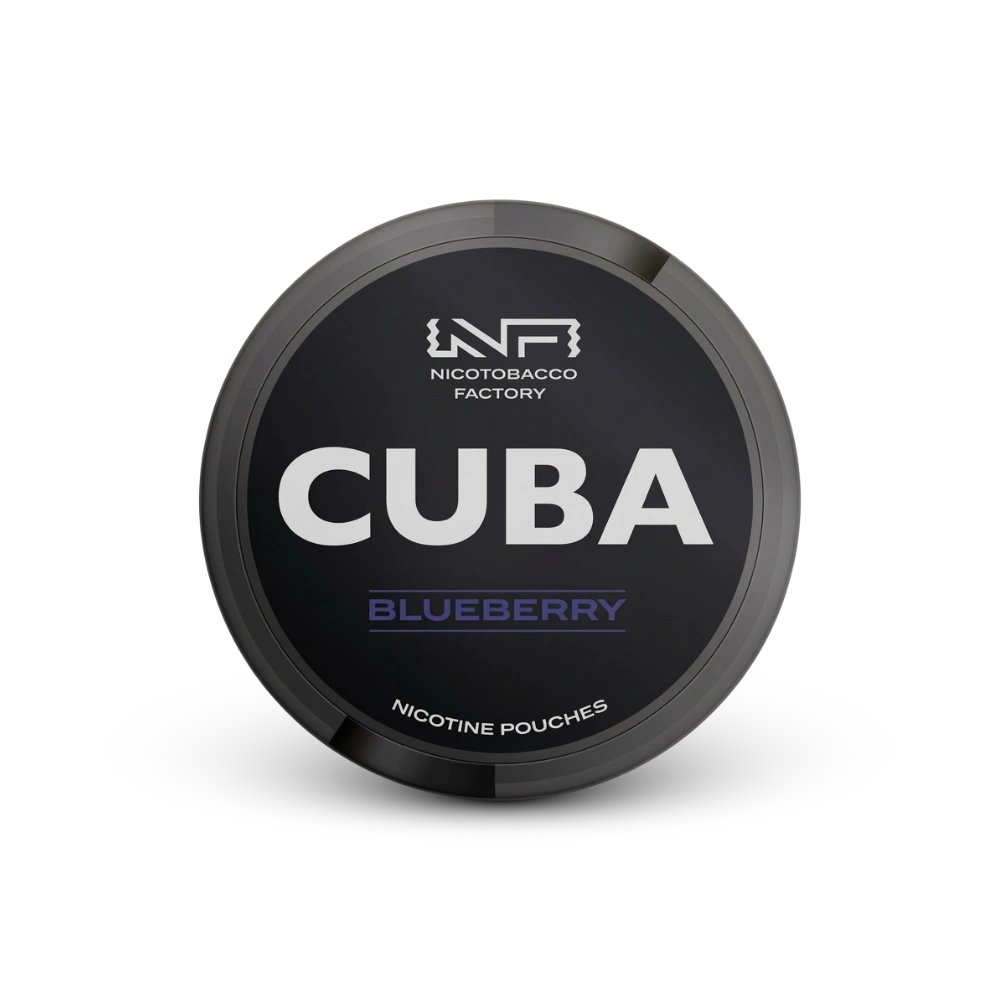 Cuba Black Blueberry – nikotino pagalvėlių skardinė