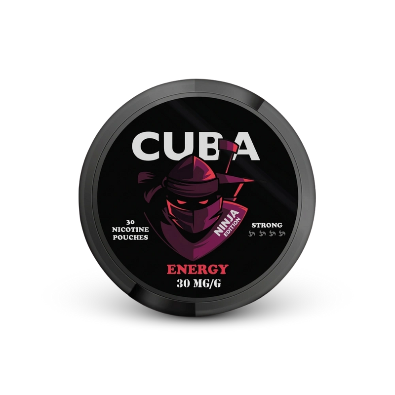 Cuba Ninja Energy – nikotino pagalvėlių skardinė