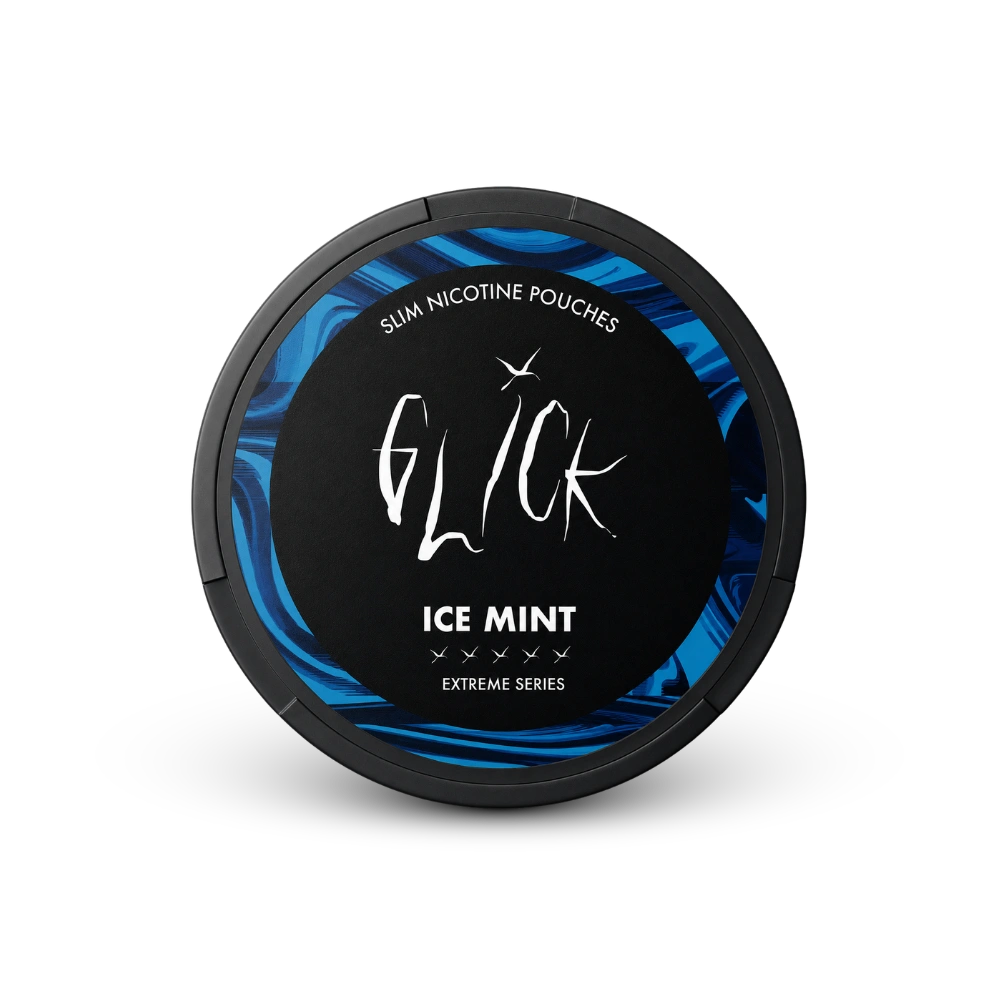Glick Ice Mint Extreme – nikotino pagalvėlių skardinė