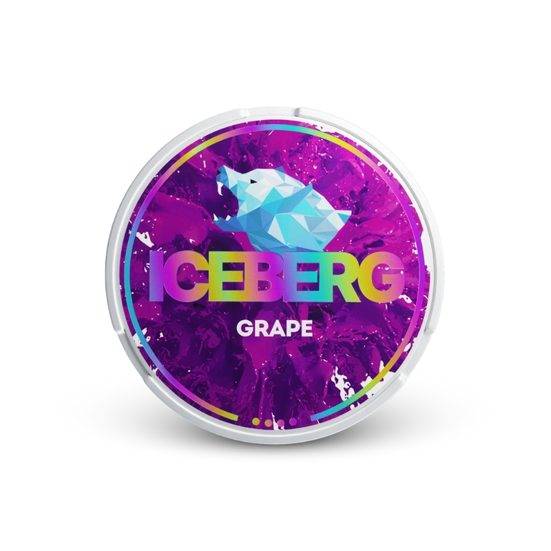 Iceberg Grape – nikotino pagalvėlių skardinė