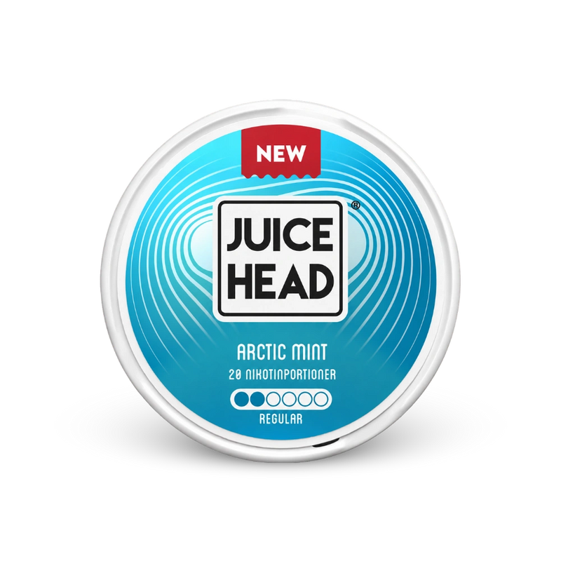 Juice Head Arctic Mint Regular – nikotino pagalvėlių skardinė