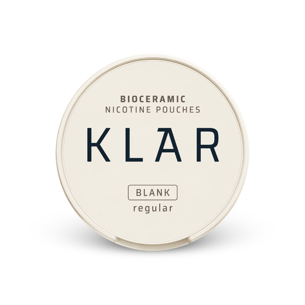 KLAR Blank Regular Mini – nikotino pagalvėlių skardinė