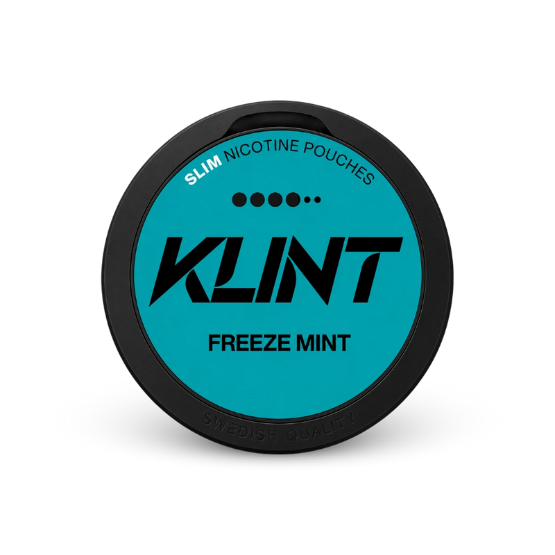 KLINT Freeze Mint #4 – nikotino pagalvėlių dėžutė
