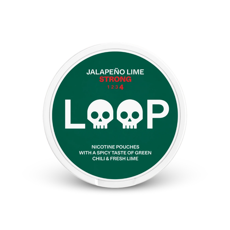 LOOP Jalapeno Lime Strong – nikotino pagalvėlių skardinė
