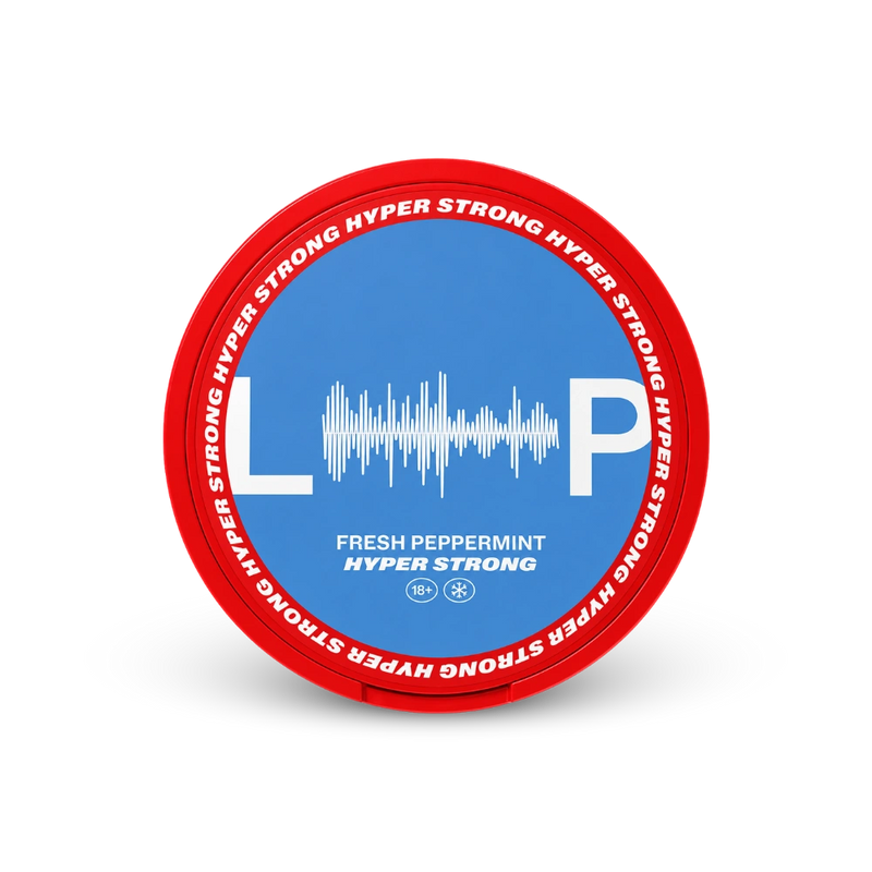 Loop Fresh Peppermint Hyper – nikotino pagalvėlių skardinė