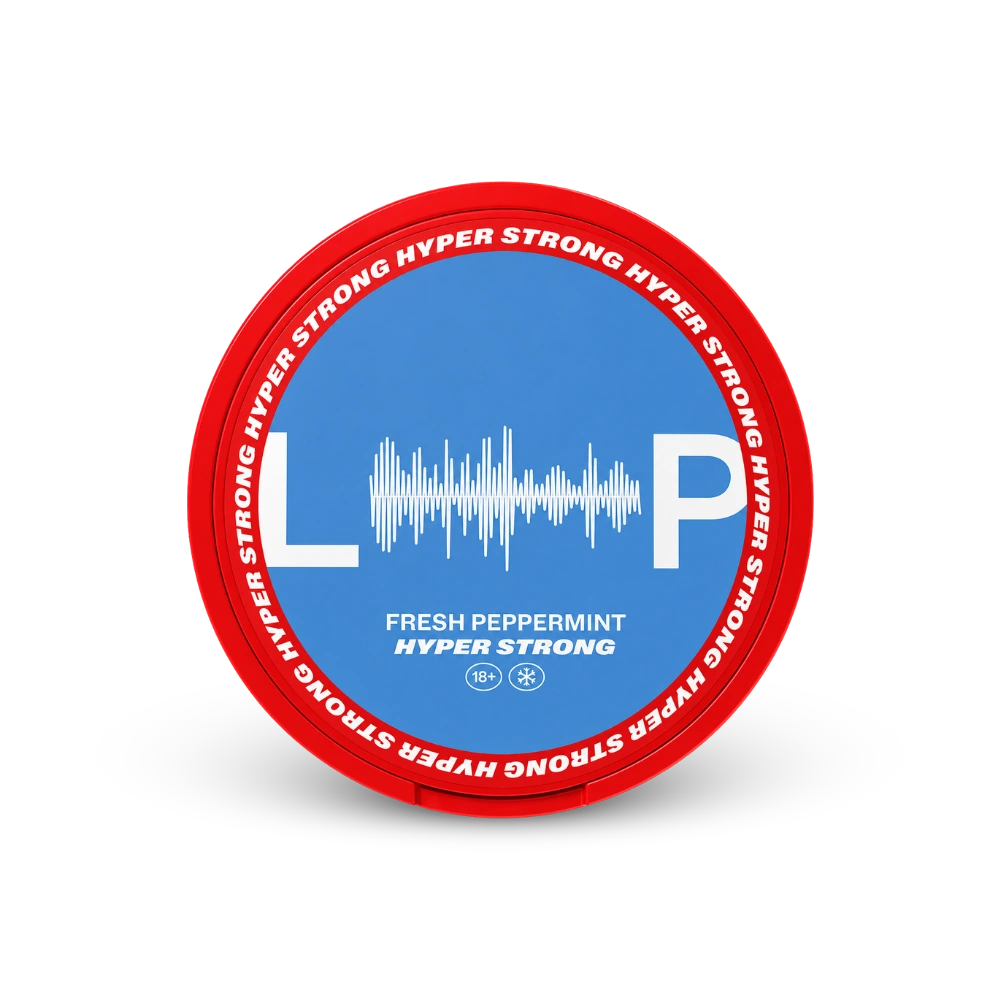 Loop Fresh Peppermint Hyper – nikotino pagalvėlių skardinė