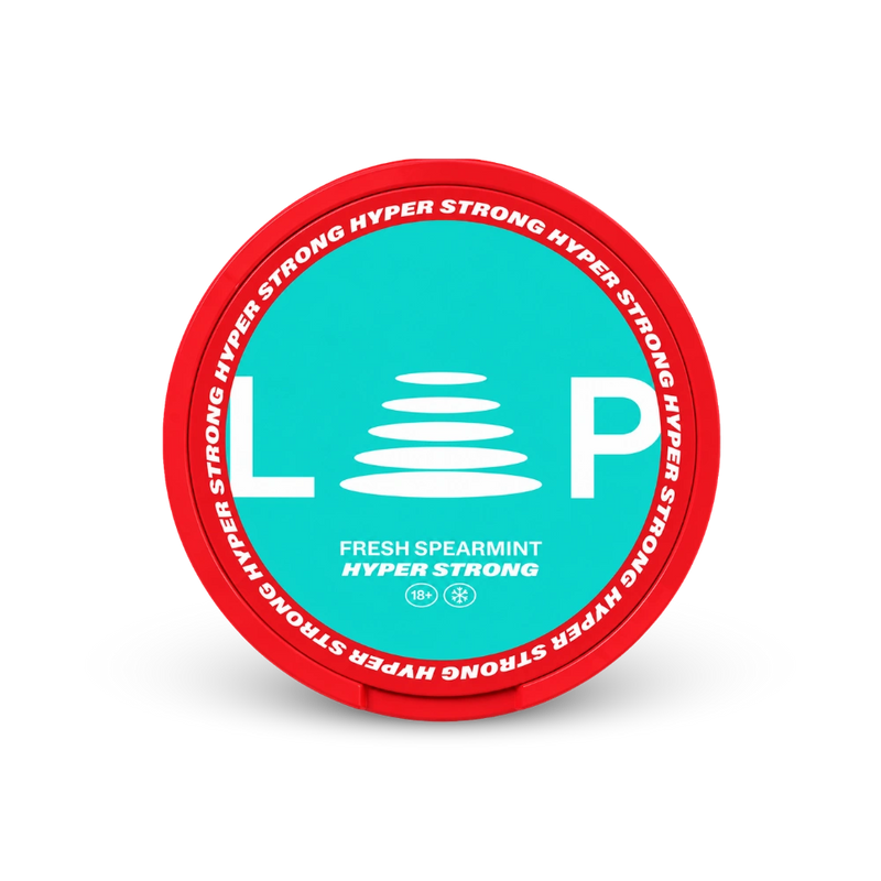 Loop Fresh Spearmint Hyper – nikotino pagalvėlių skardinė