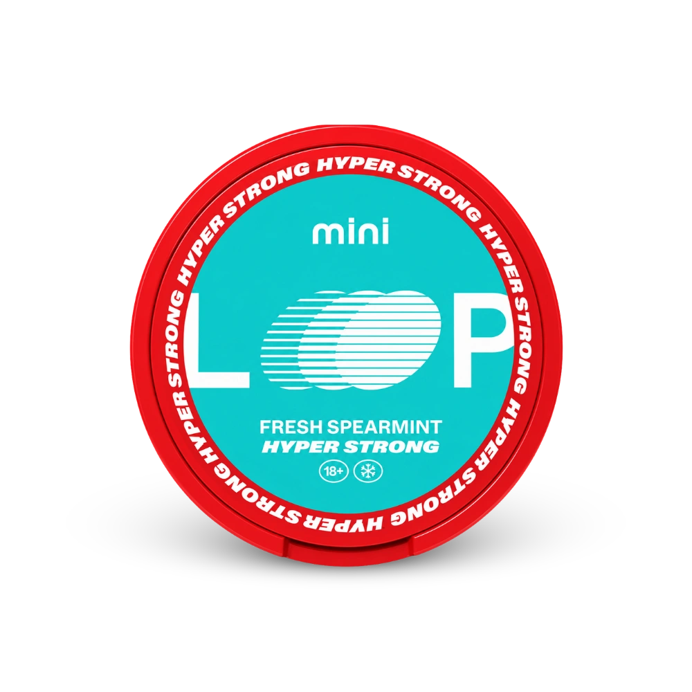 Loop Fresh Spearmint Mini Hyper – nikotino pagalvėlių dėžutė