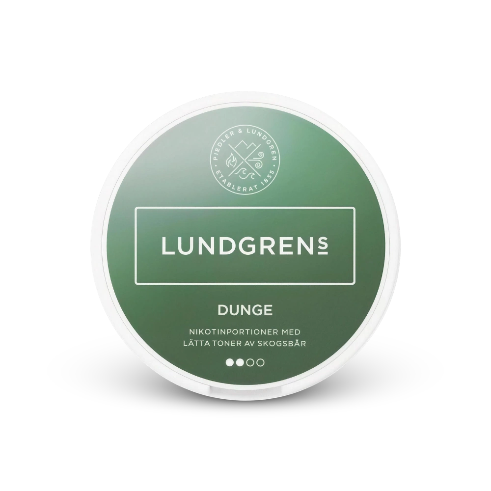 Lundgrens Dunge – nikotino pagalvėlių skardinė
