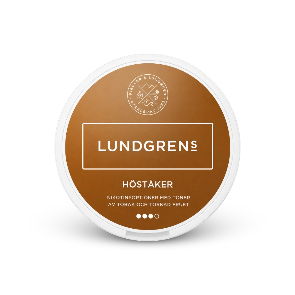Lundgrens Höståker – nikotino maišelių skardinė