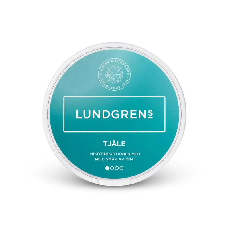 Lundgrens Tjäle – nikotino pagalvėlių skardinė