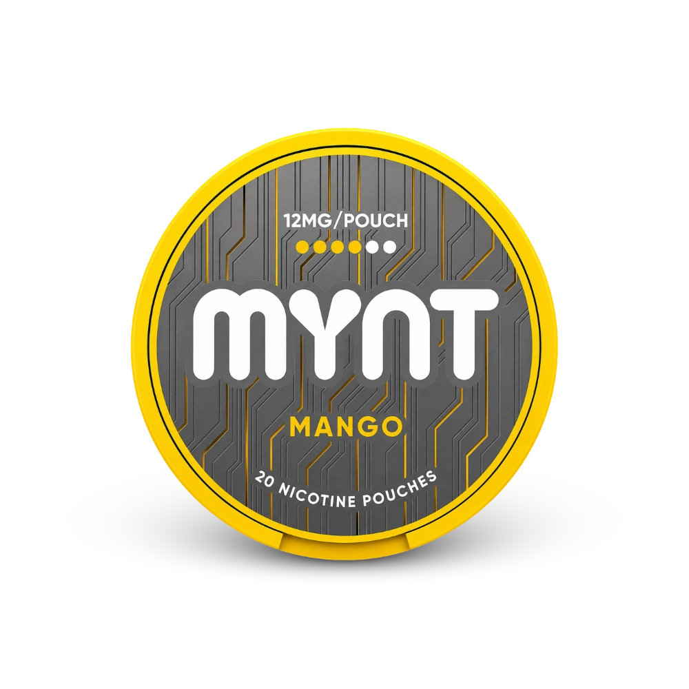 MYNT Mango Slim Medium – nikotino pagalvėlių skardinė