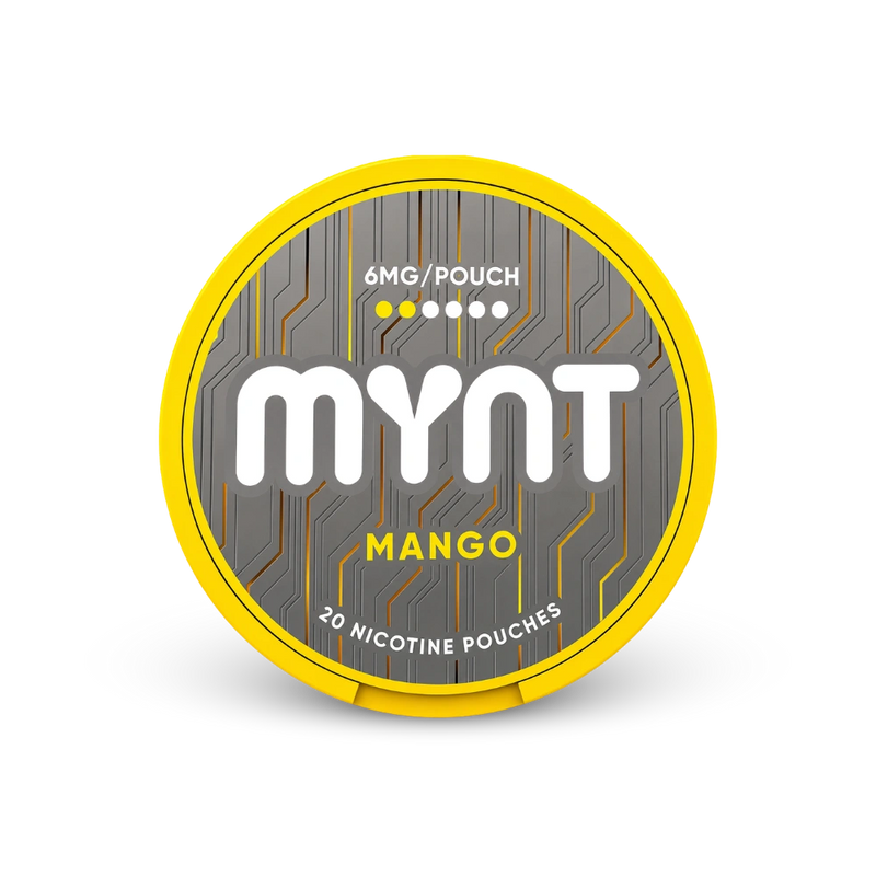 MYNT Mango Slim Regular – nikotino pagalvėlių skardinė