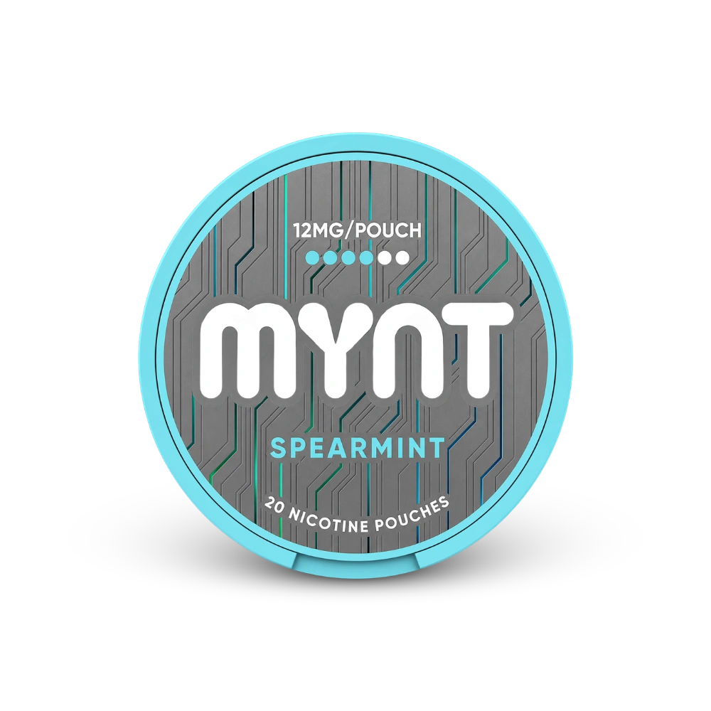 MYNT Spearmint Slim Medium – nikotino pagalvėlių skardinė