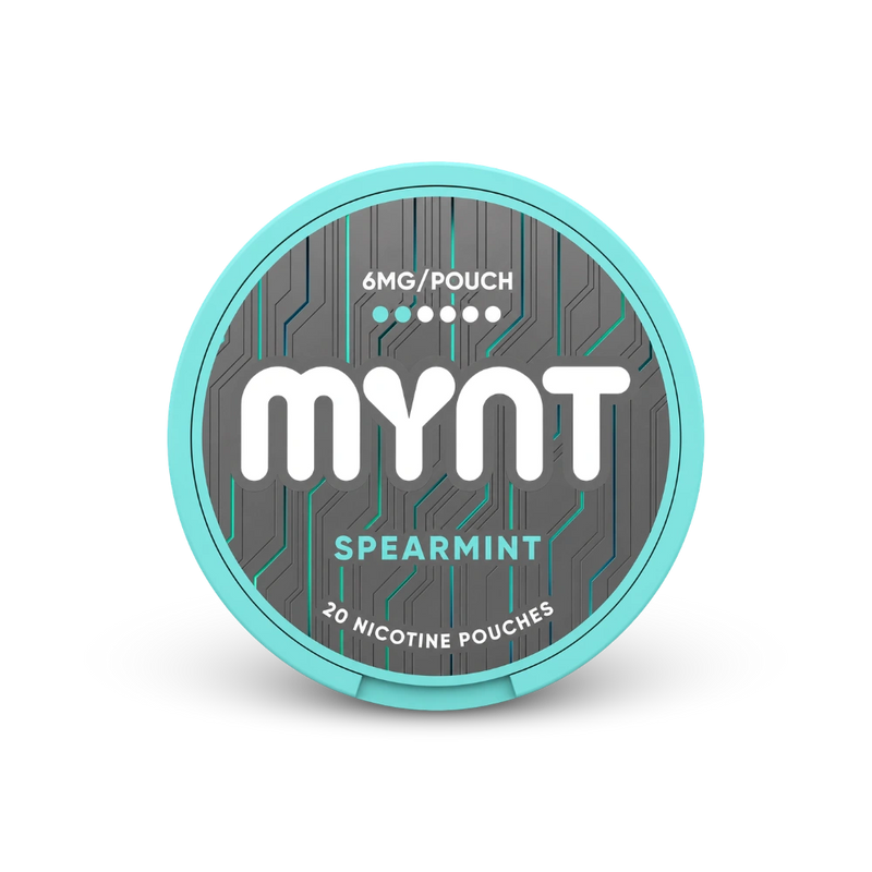 MYNT Spearmint Slim Regular – nikotino pagalvėlių dėžutė