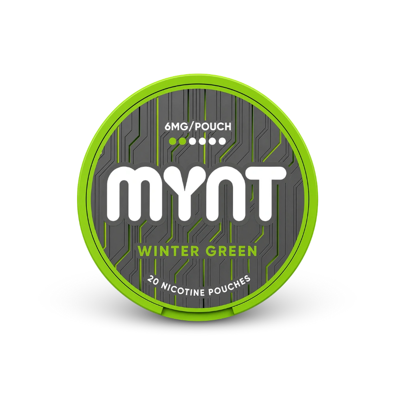 MYNT Winter Green Regular – nikotino pagalvėlių skardinė