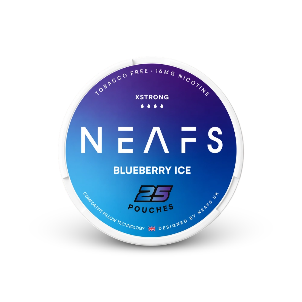 NEAFS Blueberry Ice Extra Strong – nikotino pagalvėlių dėžutė