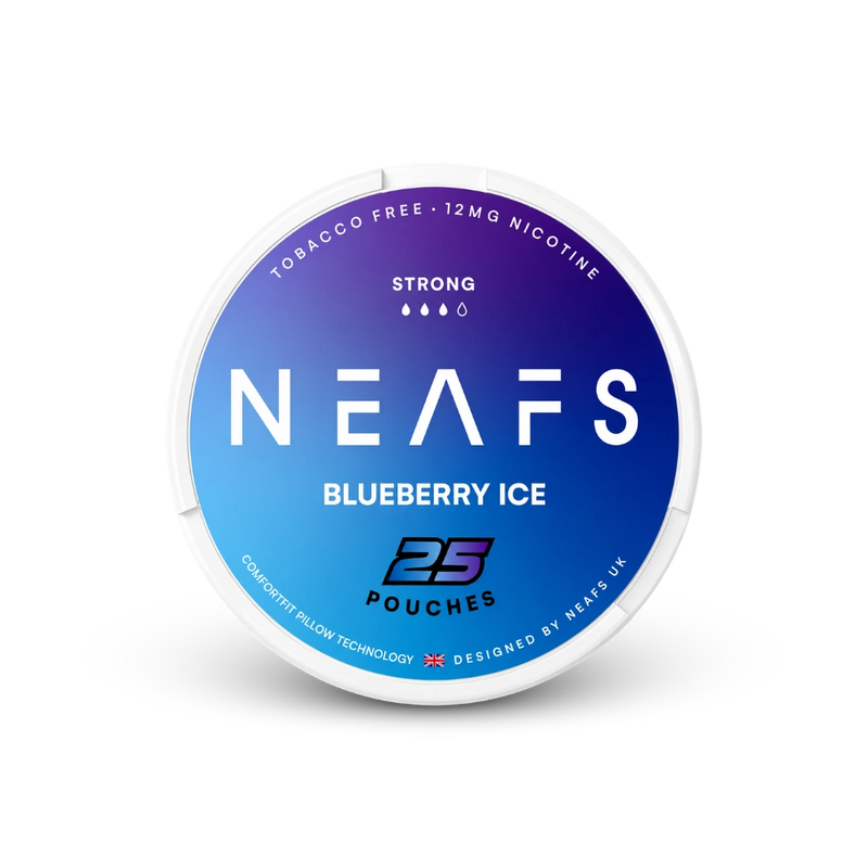 NEAFS Blueberry Ice Strong – nikotino pagalvėlių skardinė