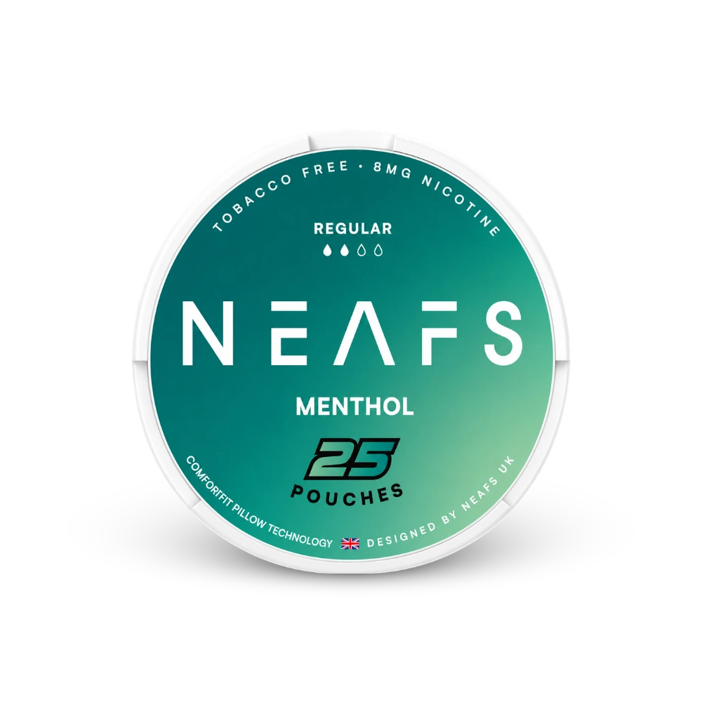 NEAFS Menthol Regular – nikotino pagalvėlių dėžutė