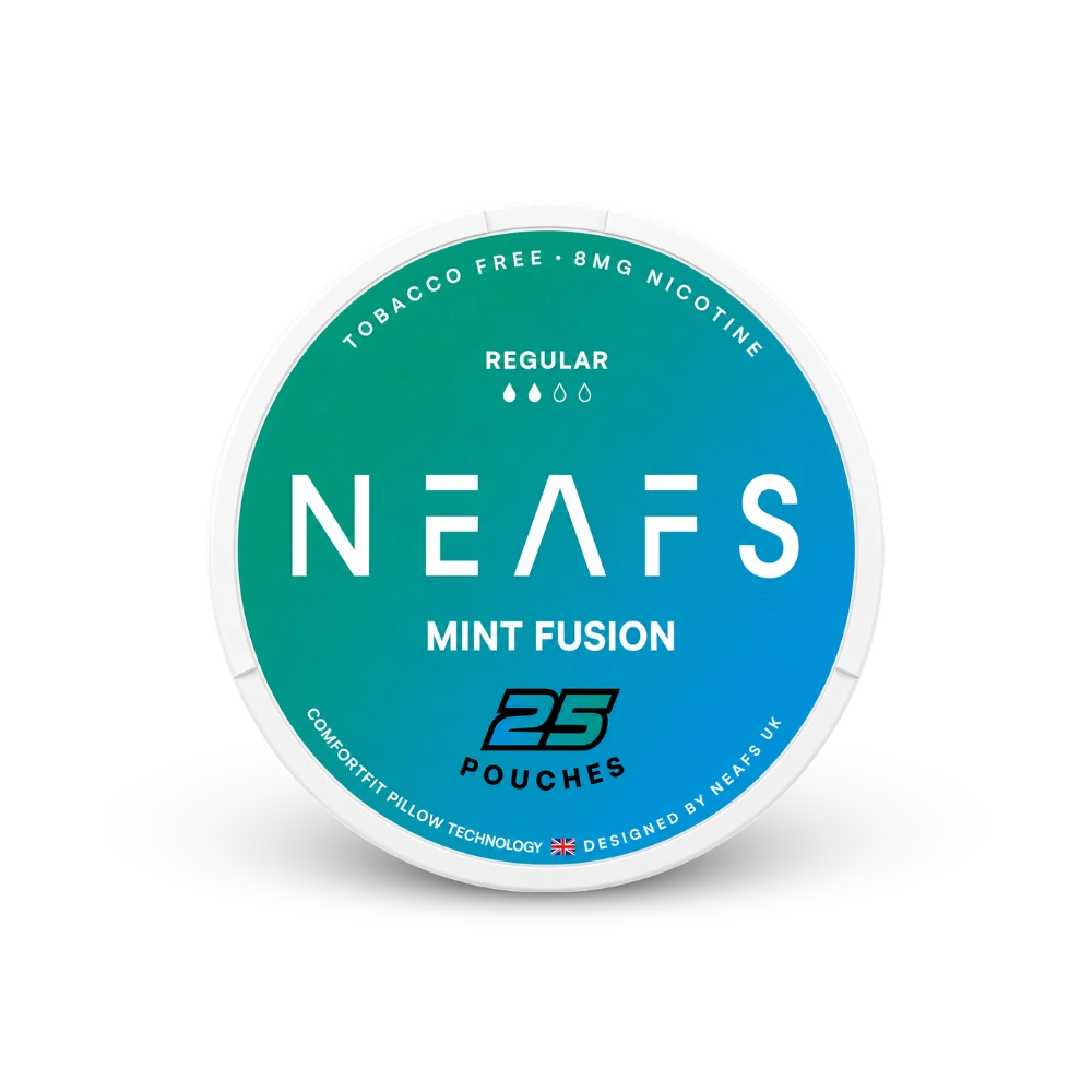 NEAFS Mint Fusion Regular – nikotino pagalvėlių skardinė