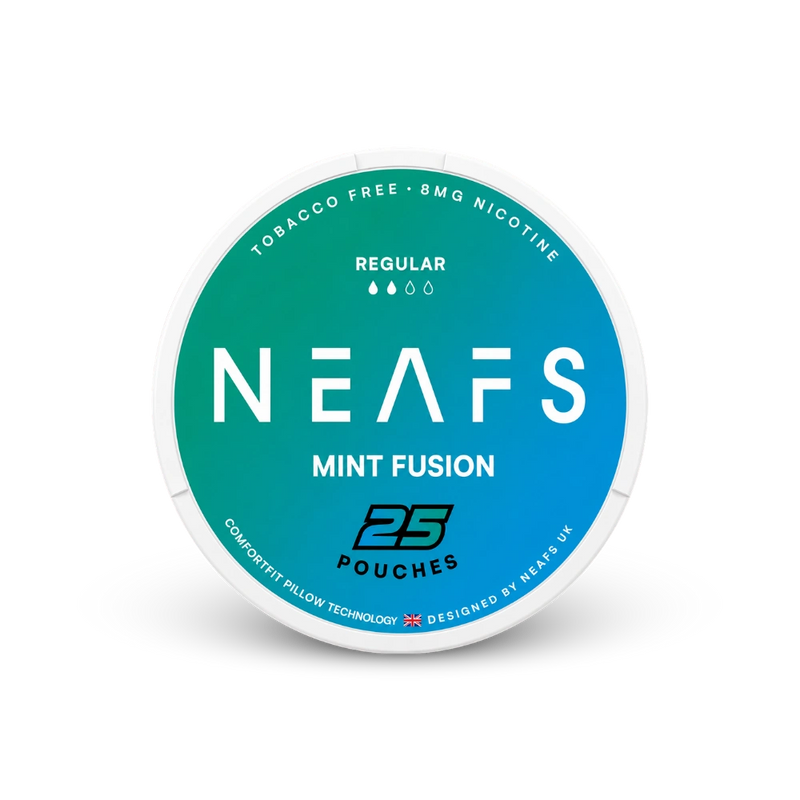 NEAFS Mint Fusion Regular – nikotino pagalvėlių skardinė