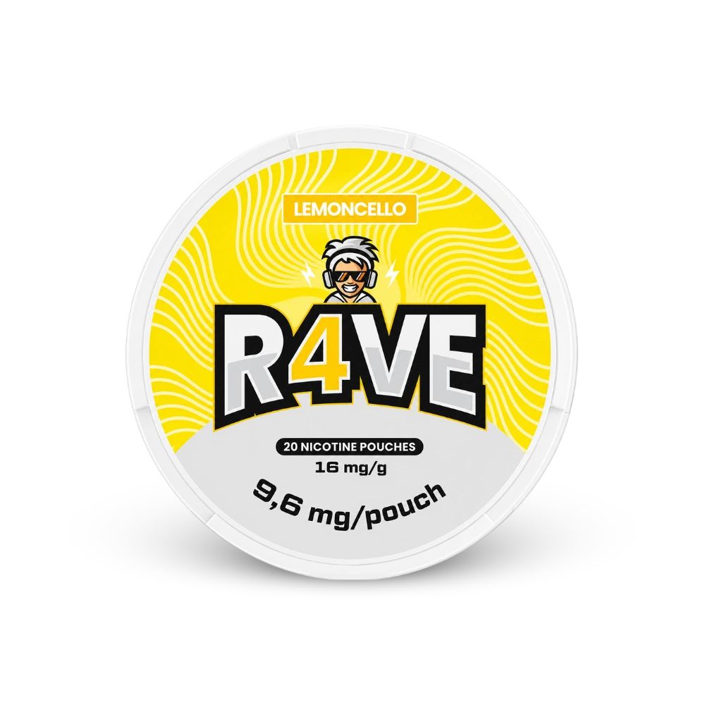 RAVE Lemoncello 16mg – nikotino pagalvėlių skardinė