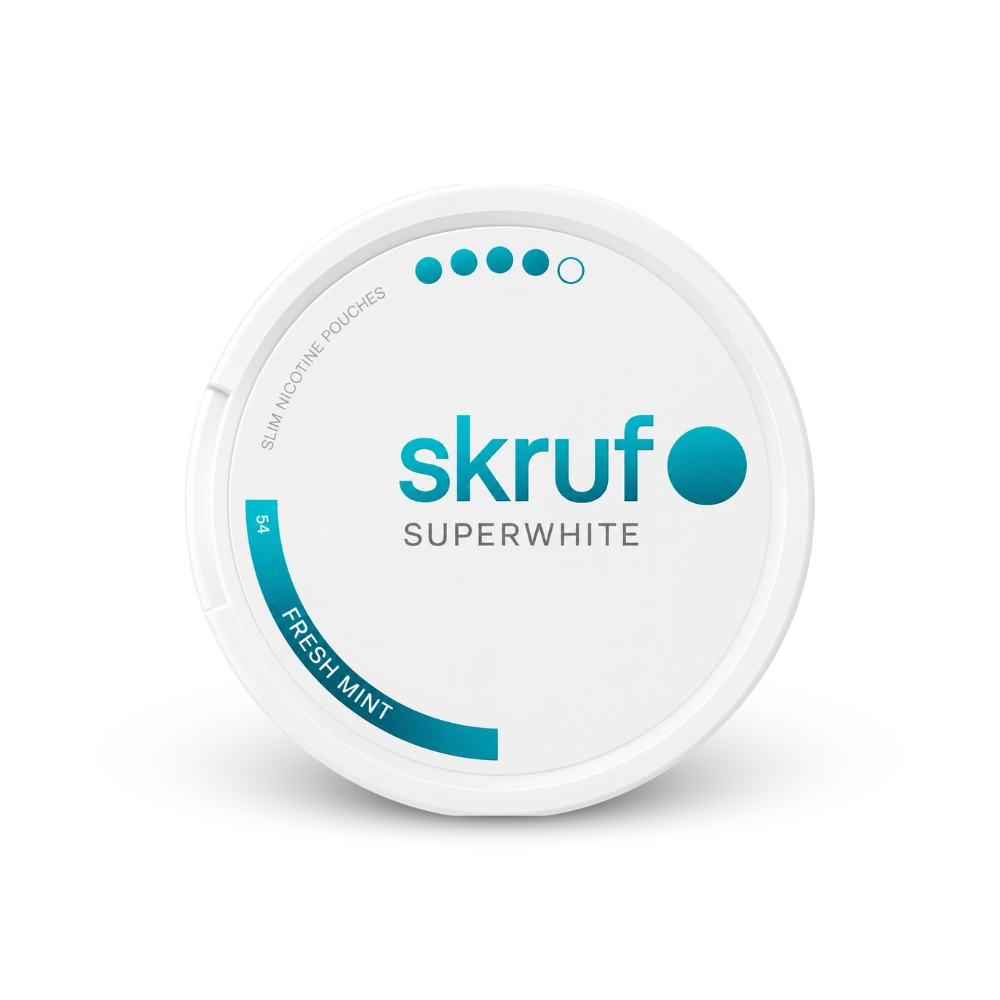 SKRUF Fresh Mint S4 – nikotino pagalvėlių dėžutė