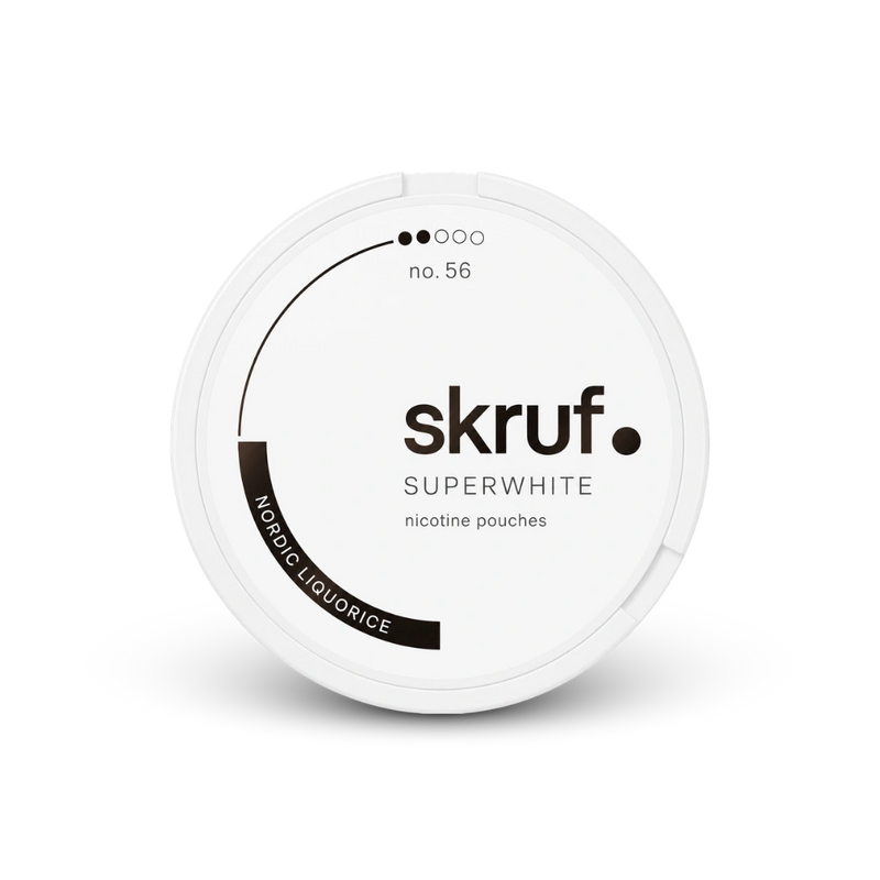 SKRUF Nordic Liqourice S2 – nikotino maišelių dėžutė