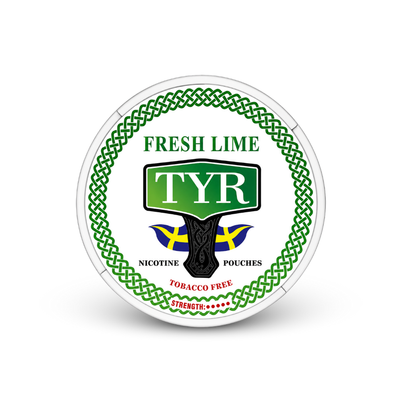TYR Fresh Lime – nikotino pagalvėlių skardinė