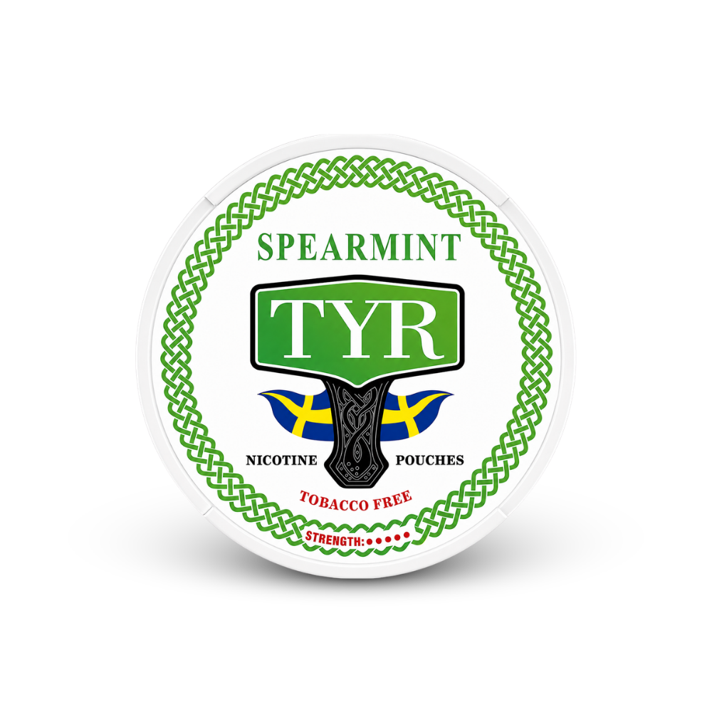TYR SPEARMINT – nikotino pagalvėlių skardinė