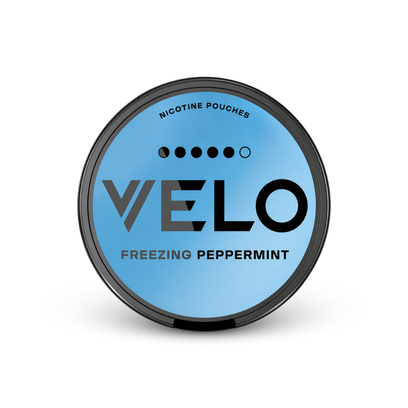 VELO Freezing Peppermint Ultra – nikotino maišelių skardinė