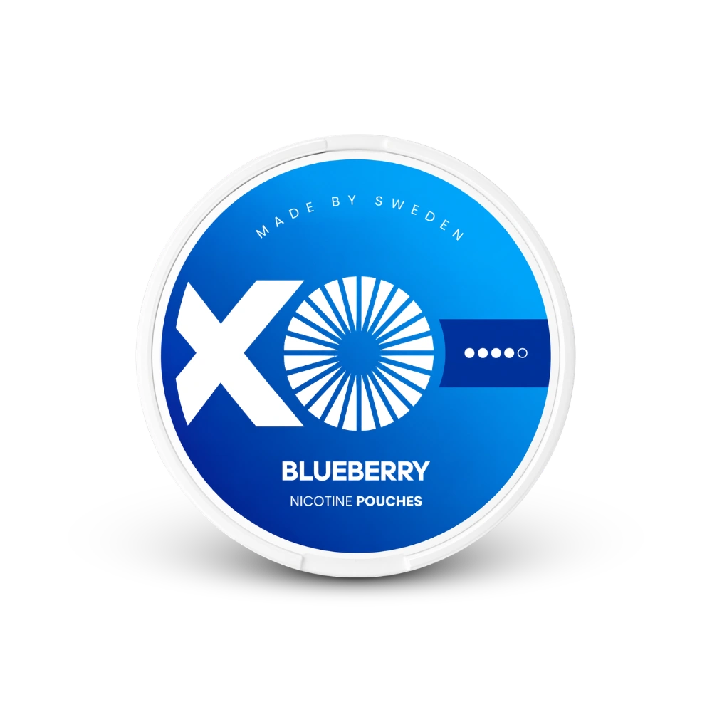 XO Blueberry – nikotino pagalvėlių skardinė