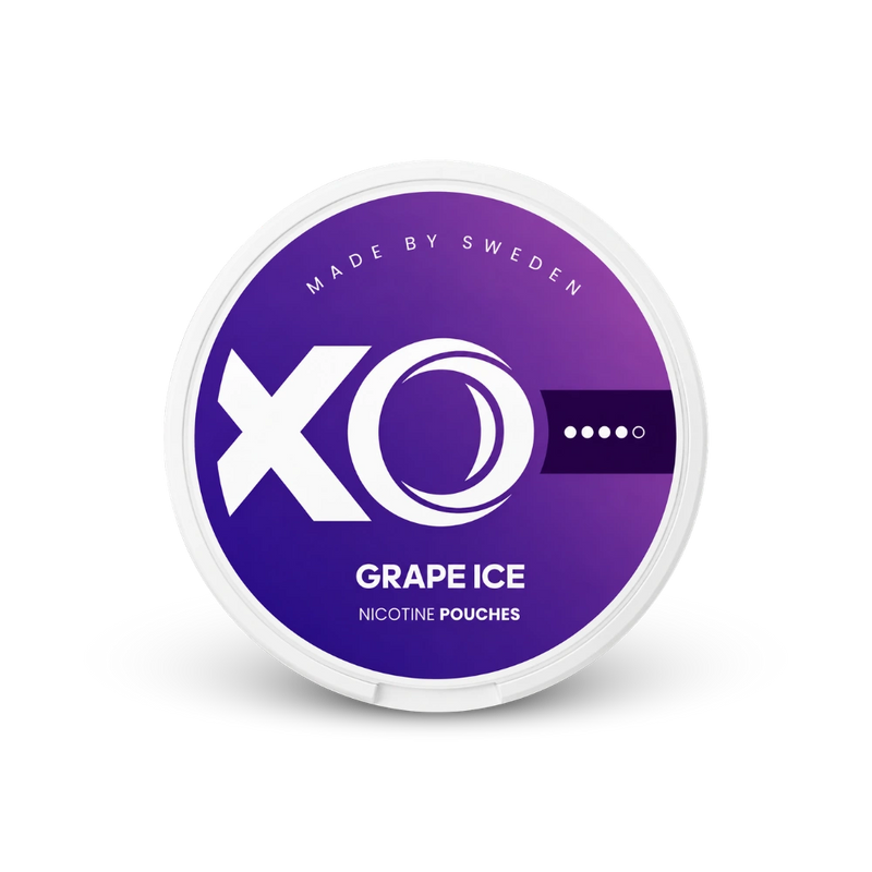 XO Grape Ice – nikotino pagalvėlių skardinė
