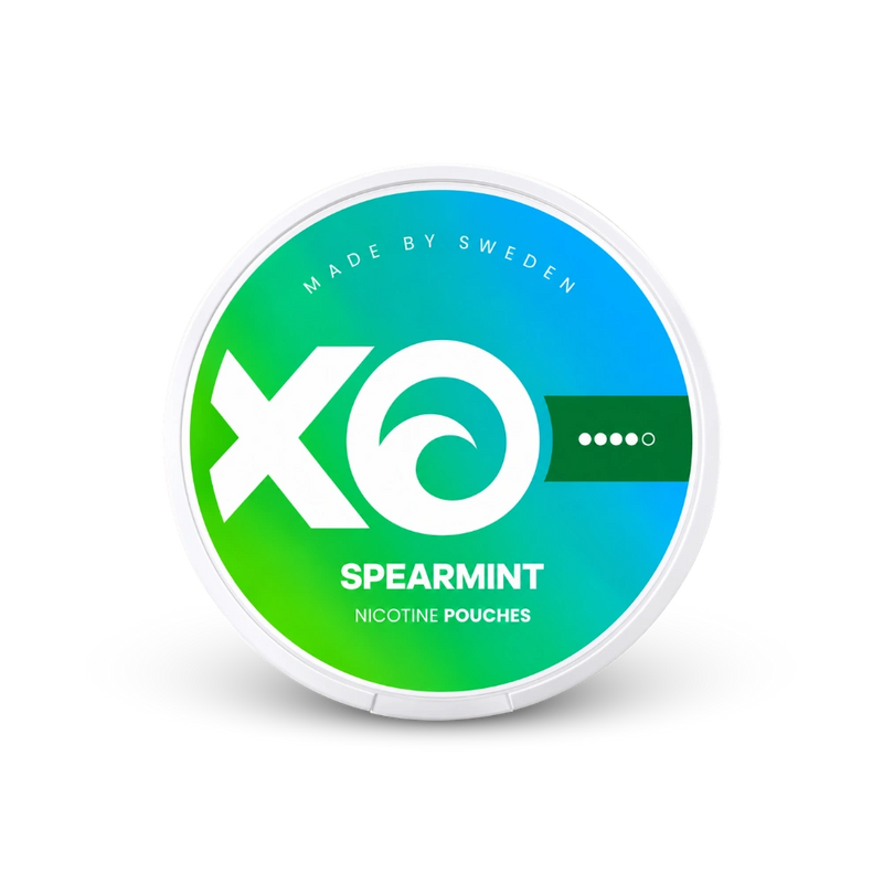 XO Spearmint – nikotino pagalvėlių skardinė
