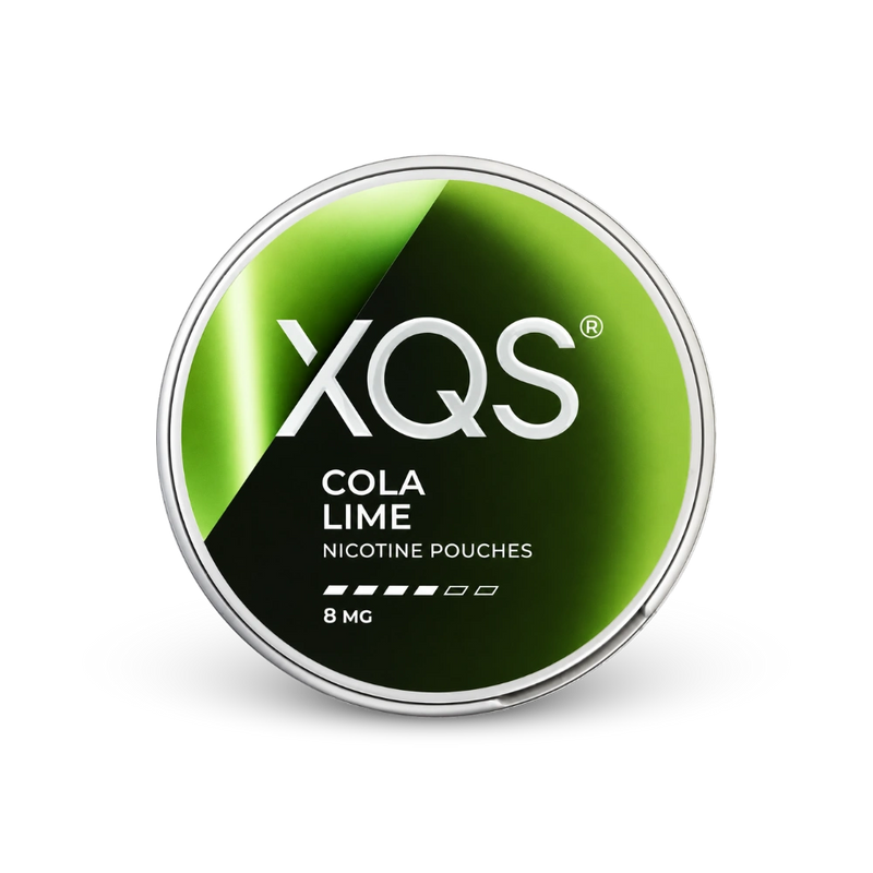 XQS Cola Lime 8mg – nikotyno pagalvėlių skardinė