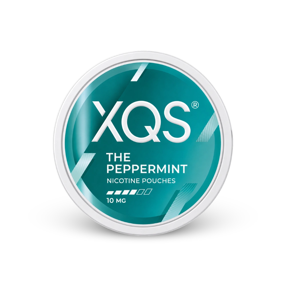 XQS The Peppermint 10mg – nikotino pagalvėlių skardinė