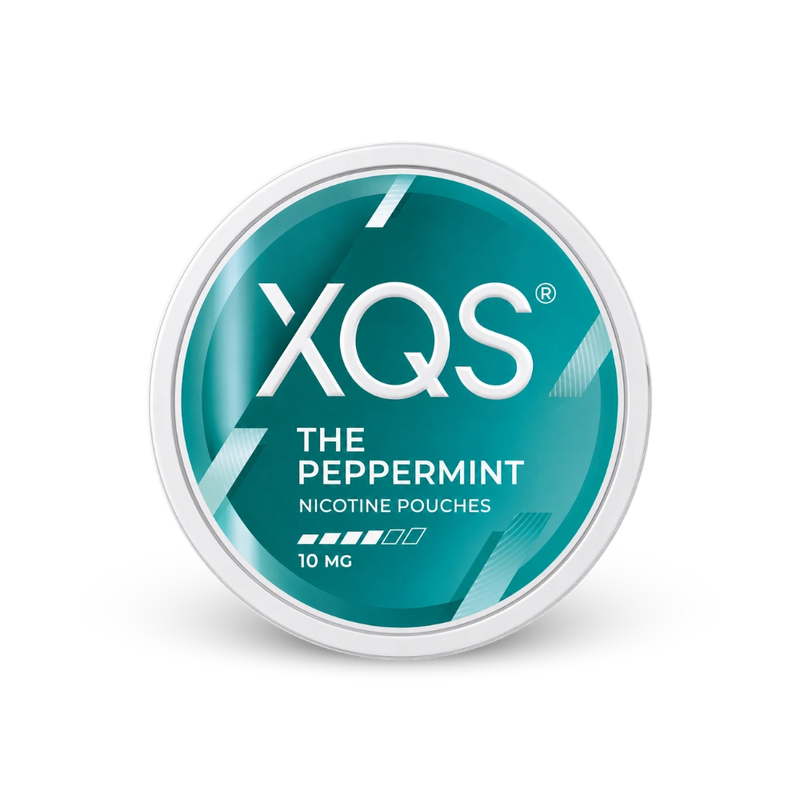 XQS The Peppermint 10mg – nikotino pagalvėlių skardinė