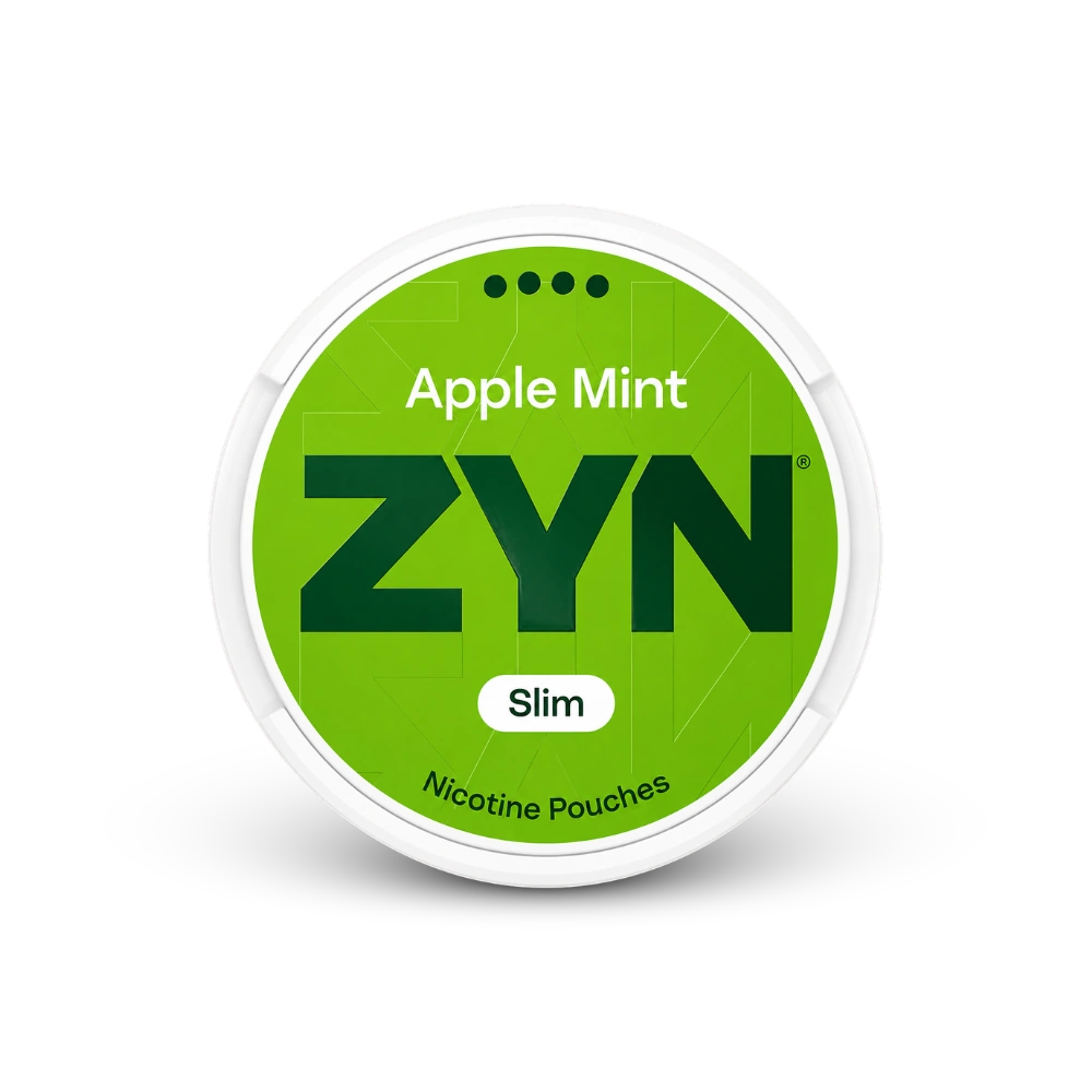 ZYN Apple Mint Slim S4 – nikotino pagalvėlių skardinė