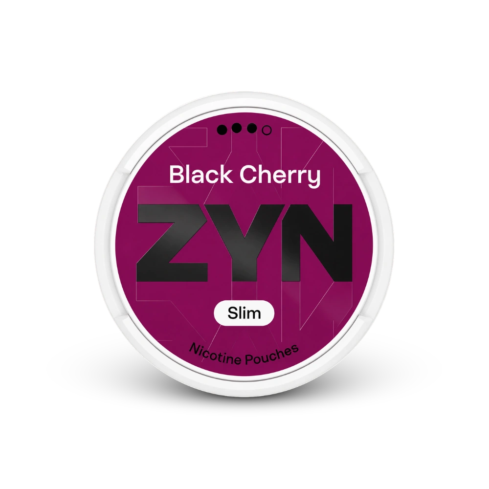 ZYN Black Cherry Slim S3 – nikotino pagalvėlių dėžutė